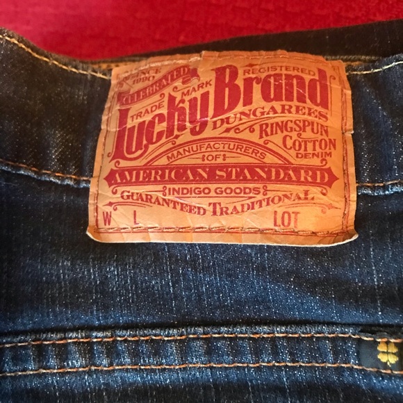 SOLD🍀 Lucky Brand 🍀 Jeans 10/30 Bootcut - Picture 5 of 6